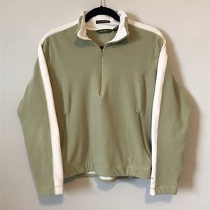 Eddie Bauer women’s XL green fleece pullover